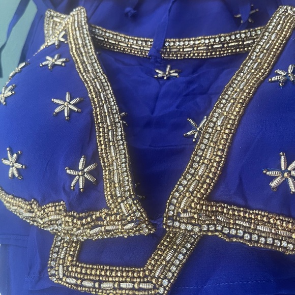 Couture Handmade Royal Silk Star Bikini & Cover Up - Picture 6 of 11